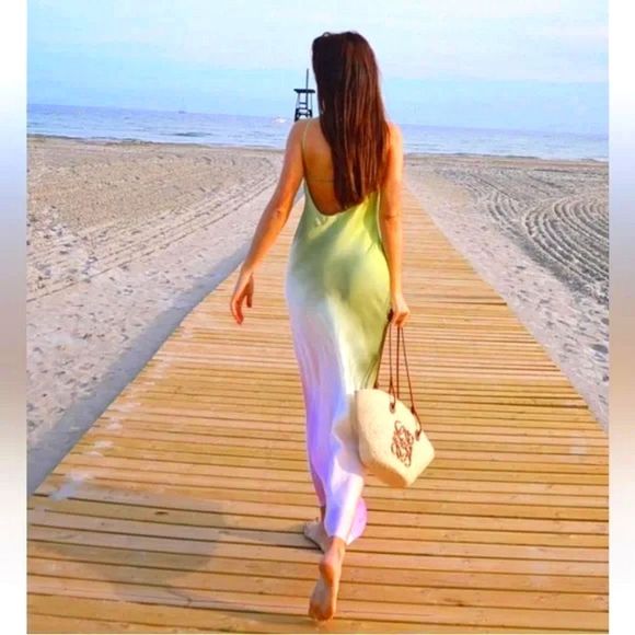 ZARA TIE DYE ASYMMETRIC DRESS - Picture 4 of 16